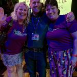 Jenny and Pagane with Brighton Fringe Chair Duncan Lustig-Prean